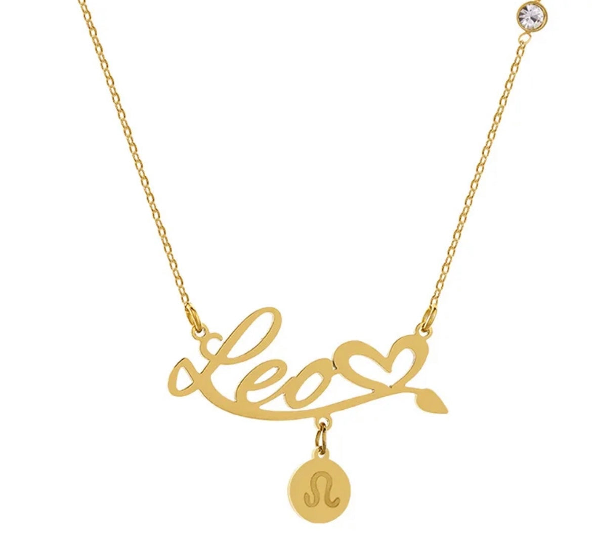 Leo Nameplate
