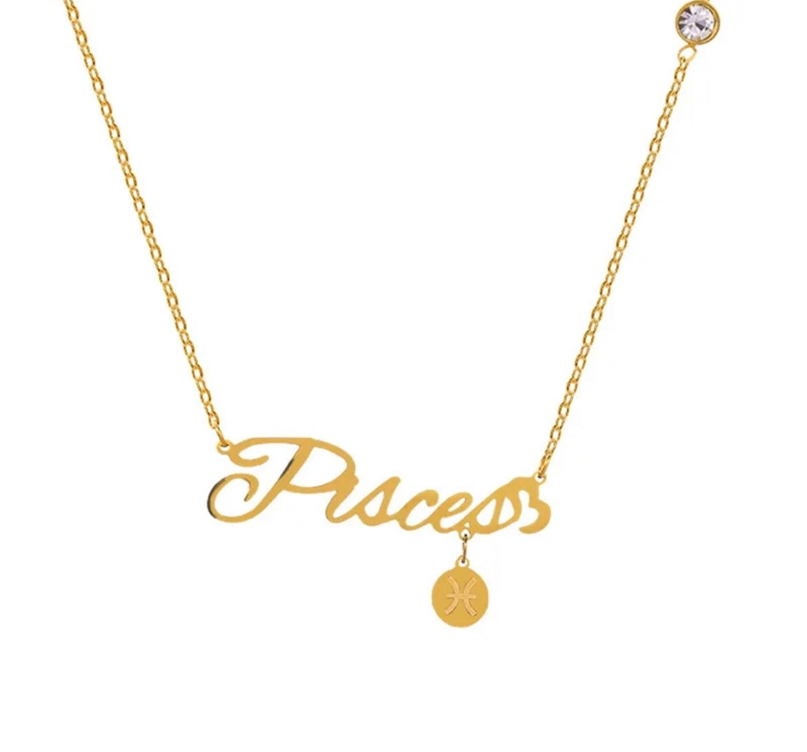 Pisces Nameplate