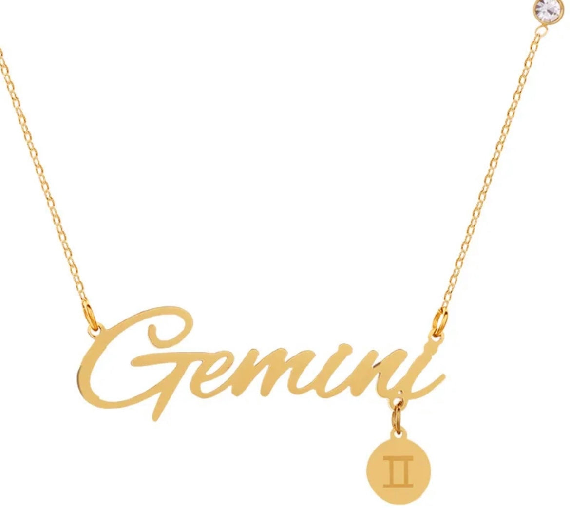 Gemini Nameplate