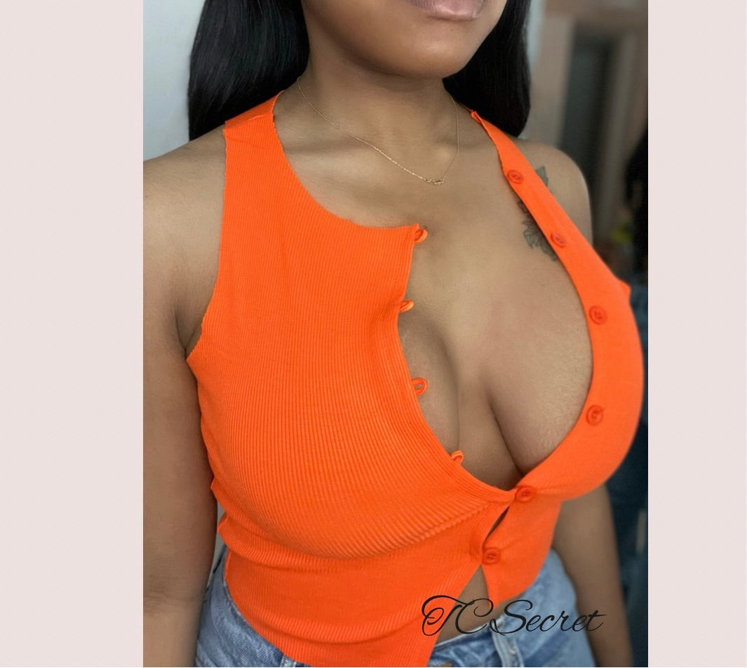 Orange Glow Crop Top