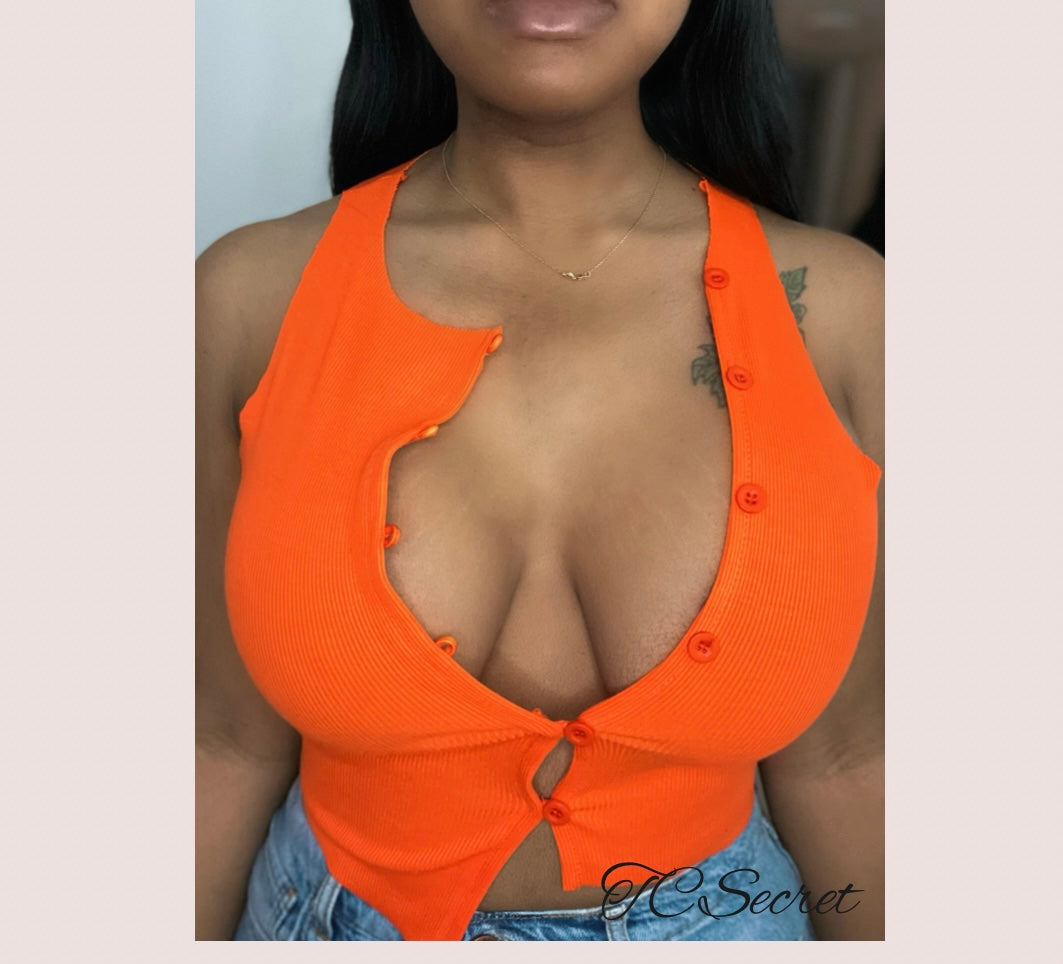 Orange Glow Crop Top