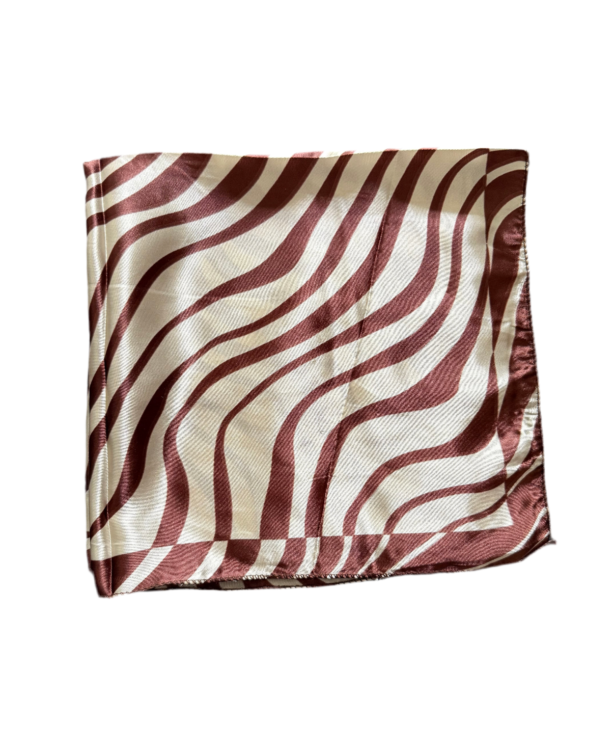 Zebra Print Silk Scraf